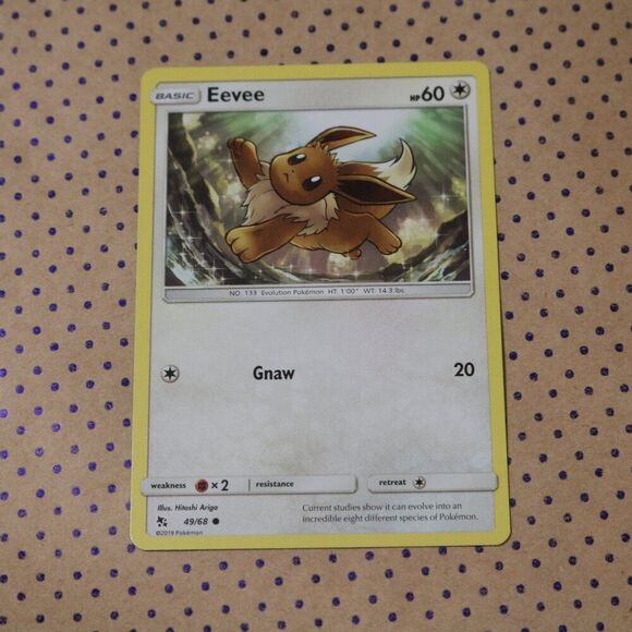 Eevee 49/68 Pokemon Card - Picture 1 of 1